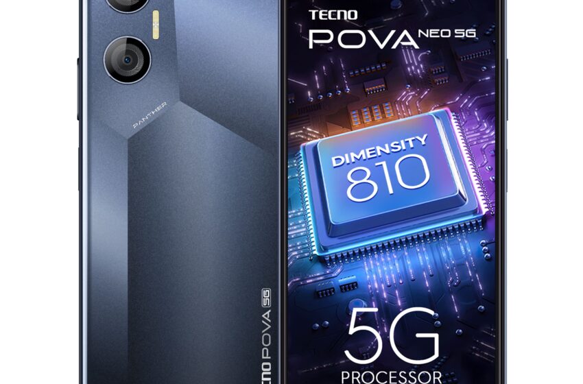  TECNO launches feature-packed POVA Neo 5G with Mediatek Dimensity 810 5G Processor at INR 15,499