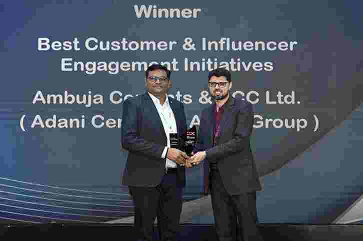  Ambuja Cements & ACC wins the Digital Customer Experience Award 2023 for ‘Best Customer & Influencer Engagement Initiatives’