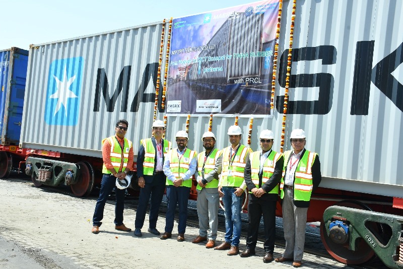  APM Terminals Pipavav facilitates Maersk’s first import dedicated 48-wagon rake