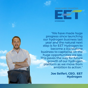  Vertex Hydrogen to change brand name to EET Hydrogen