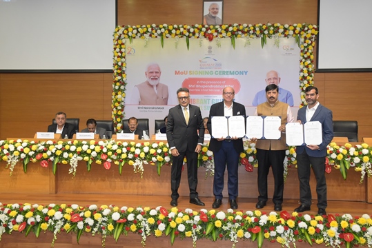  Essar signs three MoUs with Gujarat Govt totalling Rs 55,000 Crore in Energy Transition, Power, and Ports Sectors