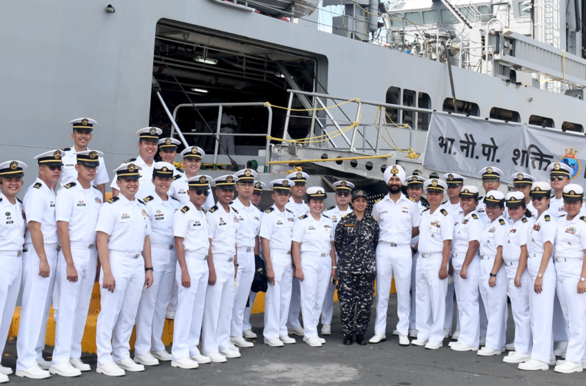  INDIAN NAVAL SHIPS DELHI, SHAKTI, AND KILTAN COMPLETED THEIR VISIT TO MANILA, PHILIPPINES AS A PART OF THE OPERATIONAL DEPLOYMENT OF THE EASTERN FLEET TO THE SOUTH CHINA SEA