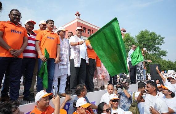  Hindu Spiritual and Service Foundation organized Cyclothon for environmental protection, huge crowd gathered in the event – ‘Paddle for the Planet 2024’, Chief Minister Bhajanlal Sharma flagged off