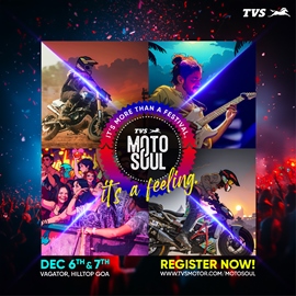  Celebrating the Bond Between Man and Machine: TVS MotoSoul 4.0 Returns to Goa on December 6-7, 2024