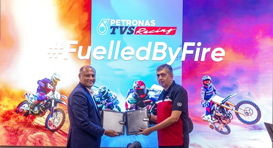  TVS MOTOR COMPANY AND PETRONAS LUBRICANTS INTERNATIONAL STRENGTHEN PARTNERSHIP TO ELEVATE INDIAN MOTORSPORT EXCELLENCE